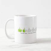 Warten Sie bitte… Koffein-Laden Kaffeetasse (Links)