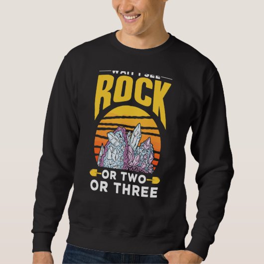 Warten Sie, ich sehe ein oder zwei oder drei Geolo Sweatshirt (Vorderseite)
