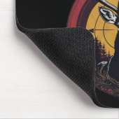 Warten Sie, ich sehe einen Hirschjäger, der Großbu Mousepad (Ecke)