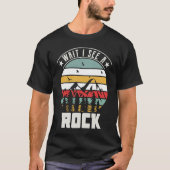 Warten Sie, ich sehe Rock Geologist Rockbound Coll T-Shirt (Vorderseite)