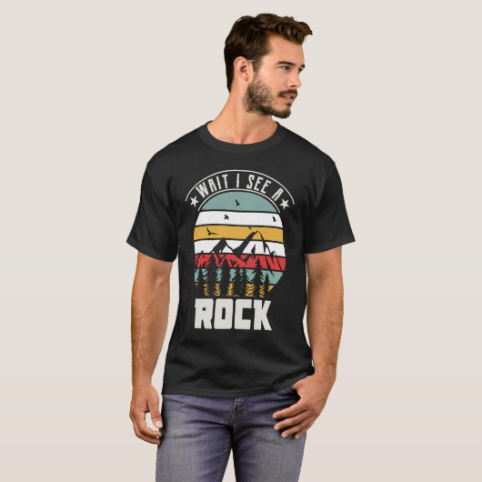 Warten Sie, ich sehe Rock Geologist Rockbound Coll T-Shirt (Vorne ganz)