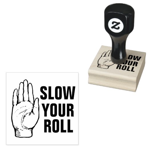 Warten Sie Ihre Rolle Gummistempel (Stempel)