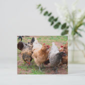 Warten Sie mal. Postkarte (Stehend Vorderseite)