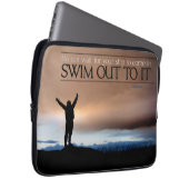 "Warten Sie nicht auf Ihr Schiff" Inspiration Zita Laptopschutzhülle (Vorne Rechts)