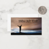 "Warten Sie nicht auf Ihr Schiff" Inspiration Zita Mitteilungskarte (Vorderseite/Rückseite Beispiel)