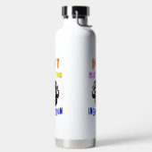 Warten Sie nicht auf Inspiration Trinkflasche (links)