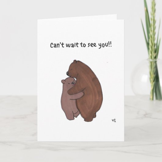 Warten Sie nicht, um Ihre Karte zu sehen (Vorderseite)