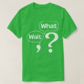 Warten Sie T-Shirt (Design vorne)