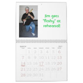 WARTEN Sie UND SEHEN Sie den 2007 Band-Kalender Kalender (Mär 2027)