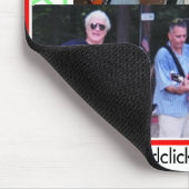 WARTEN Sie UND SEHEN Sie Mousepad (Ecke)