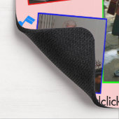 WARTEN Sie UND SEHEN Sie Mousepad mit Anmerkungen (Ecke)