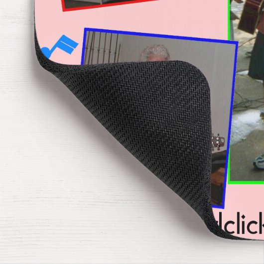 WARTEN Sie UND SEHEN Sie Mousepad mit Anmerkungen (Ecke)