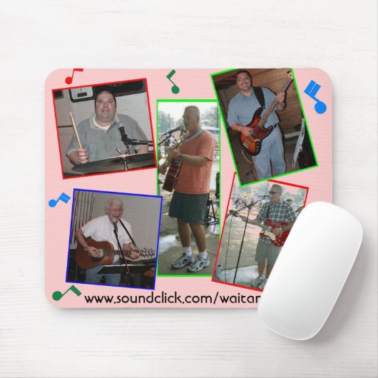 WARTEN Sie UND SEHEN Sie Mousepad mit Anmerkungen (Mit Mouse)