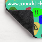 WARTEN Sie UND SEHEN Sie Plektrum mousepad (Ecke)