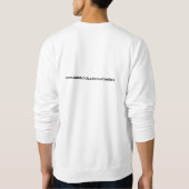 WARTEN SIE UND SEHEN SIE SWEATSHIRT (Rückseite)