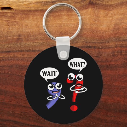 Warten Sie, was Englischlehrer unterrichten Schlüsselanhänger (Vorderseite)