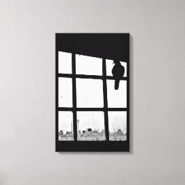 Warten Taube Leinwanddruck