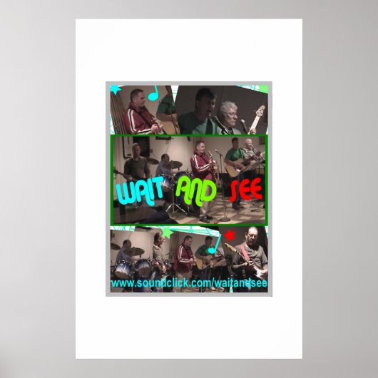 WARTEN UND SIEHE POSTER (Vorne)