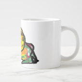 Wartend Schwarzer Herbst Jumbo-Tasse (Rechts)