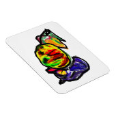 Wartend Schwarzer Herbst Magnet (Rechte Seite)