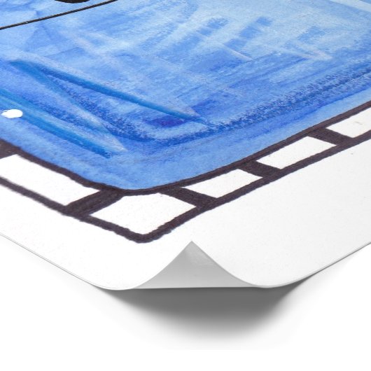 Wartend Vögel Poster (Ecke)