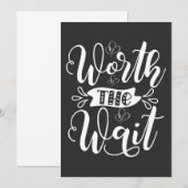 Warteoutfit, Rainbow Baby Ankündigung (Vorne/Hinten)