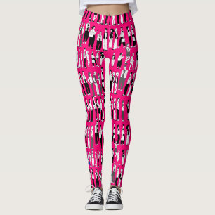 Warteschlange, mehr Warteschlange B Pink BG Leggings