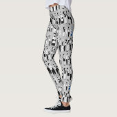 Warteschlange, mehr Warteschlange LGrey BG Leggings (Links)
