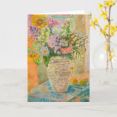 Warteschlange | Zygmunt Waliszewski Karte (Gelbe Blume)