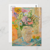 Warteschlange | Zygmunt Waliszewski Postkarte (Vorne/Hinten)