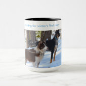 wartete den ersten Sturm des Winters Tasse (Zentrum)