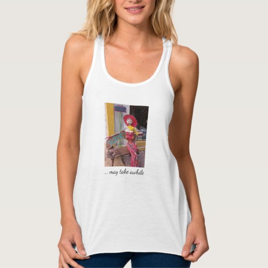 Wartete den perfekten Mann Tank Top (Vorderseite)