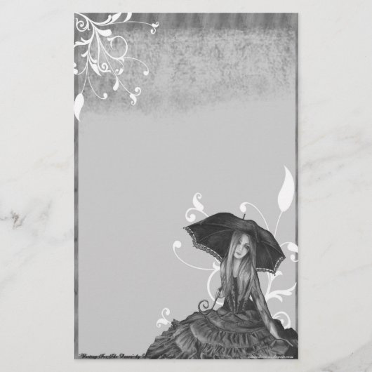 Wartete die Dämmerung - Briefpapier (Vorderseite)