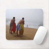 Wartete die perfekte Welle Mousepad (Mit Mouse)