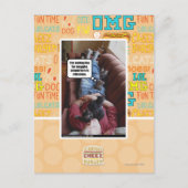 Wartete Linie für Snuggles Postkarte (Vorderseite)