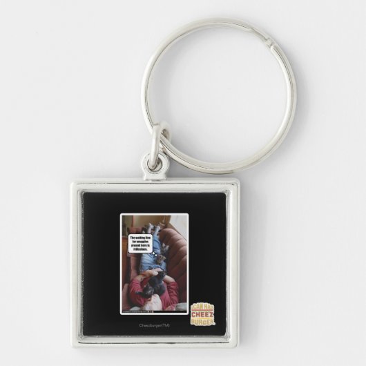 Wartete Linie für Snuggles Schlüsselanhänger (Vorne)