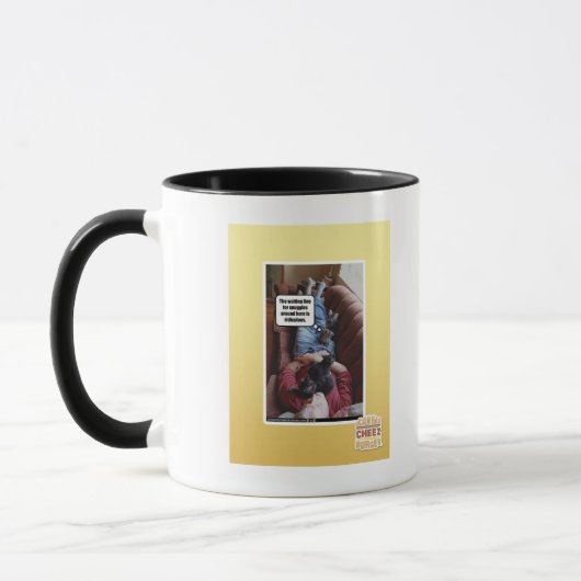 Wartete Linie für Snuggles Tasse (Links)