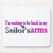 Wartete meinen Seemann Mousepad (Vorne)