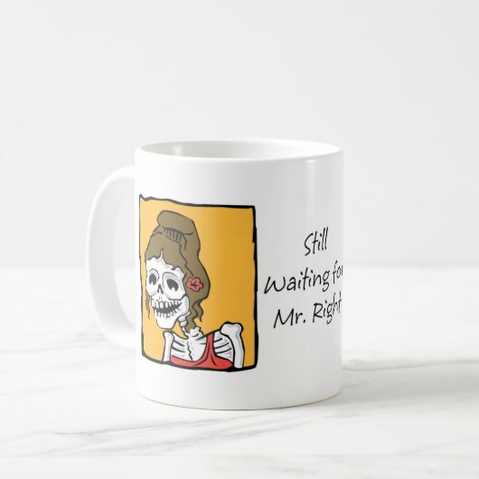 Wartete noch Herrn Right Kaffeetasse (Vorderseite Links)