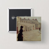 Wartete, Rue de Chateaubriand, Paris Button (Vorne & Hinten)