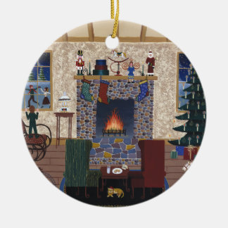 Wartete Sankt Keramikornament