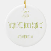 Wartete Sankt Keramikornament (Hinten)