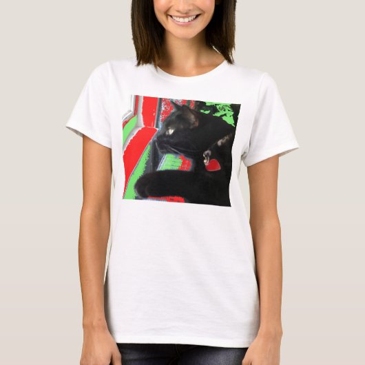 Wartete Sankt-T - Shirt (Vorderseite)