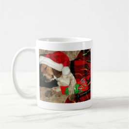 Wartete Sankt - WeihnachtsSnoopy Beagle-Hund Kaffeetasse