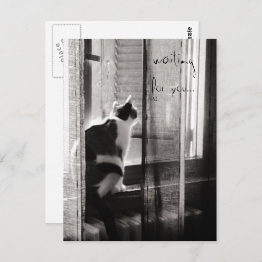 Wartete Sie - Postkarte (Vorne/Hinten)