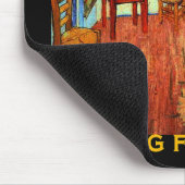 Wartete Vincent van Gogh Mousepad (Ecke)