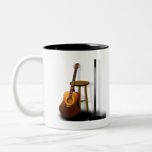 Wartete Zugabe Zweifarbige Tasse (Links)