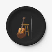 Wartete Zugaben-Gitarren-Schemel und Mike