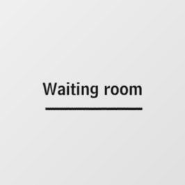 wartetest-Kleber speichert Bürofenster Fensteraufkleber