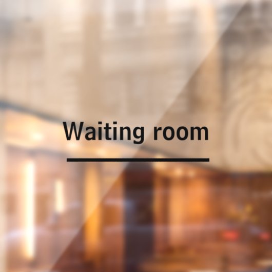 wartetest-Kleber speichert Bürofenster Fensteraufkleber (Blatt 2)